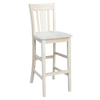 International Concepts San Remo Bar Height Stool, 30." Seat Height, Unfinished S-103